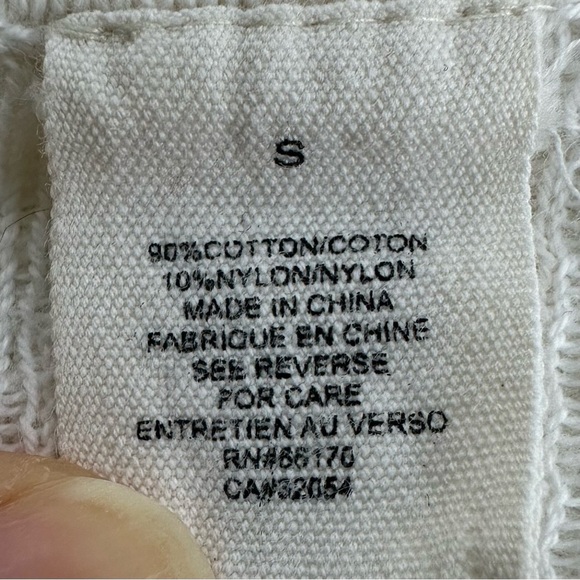 Anthropologie Moth Open Front Cardigan Sweater Cream Black Dot Small Long Sleeve - Picture 6 of 7